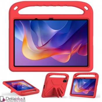 Smūgiams atsparus dėklas su rankena - raudonas (Xiaomi Redmi Pad 2 (11) Smūgiams atsparus dėklas su rankena - raudonas (Xiaomi Redmi Pad 2 (11)